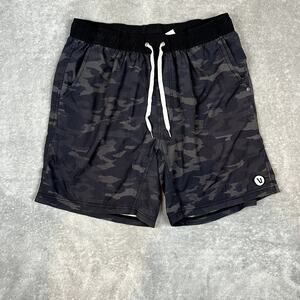 Vuori Mens Kore Shorts Sz XXL Camo Print Lined Performance Outdoor 7"